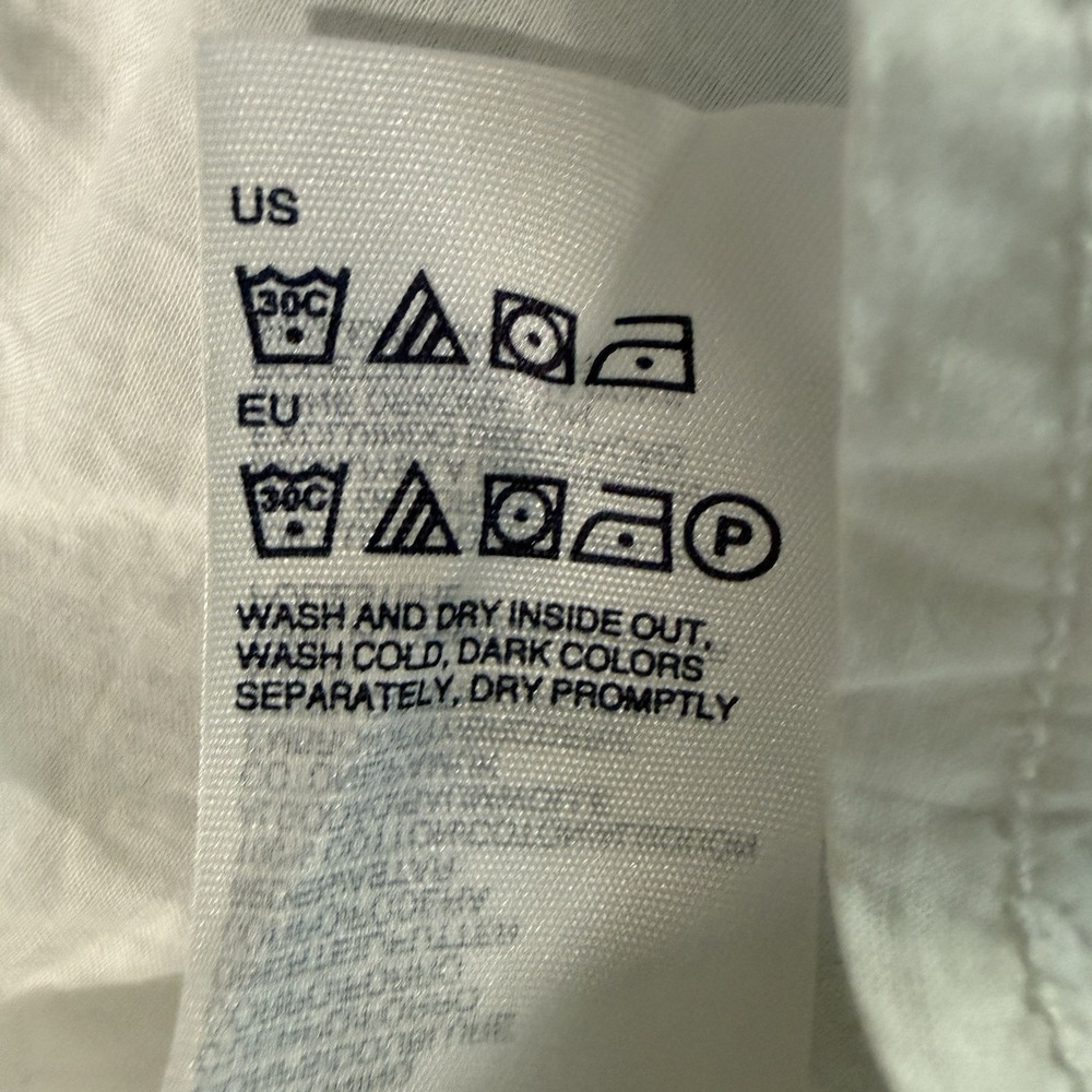 Tommy Hilfiger Mini Skirt Lace Blue 100% Cotton Sz 8 - Picture 6 of 11